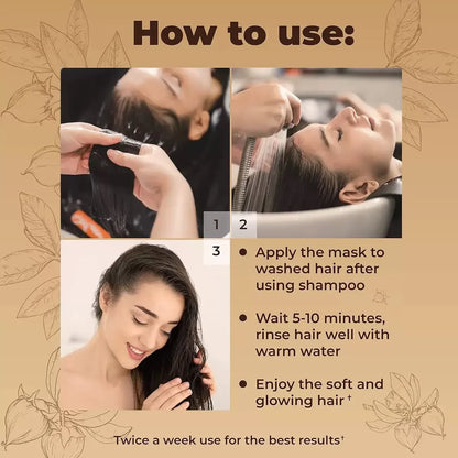 Hair Repair Collagen Treatment 500ml | Deep Repair Keratin & Collagen Hair Mask for Dry, Damaged & Frizzy Hair | Smooth, Soft & Shiny Hair | Suitable for All Hair Types